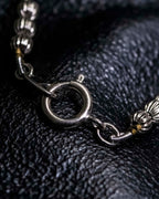 Iron and Wood Cherry Bean Necklace