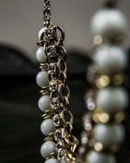 Ball and Diamond Art Necklace