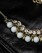 Ball and Diamond Art Necklace