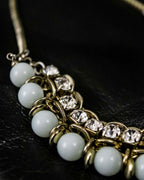 Ball and Diamond Art Necklace