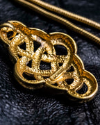 "BALMAIN" Gold Braided Necklace