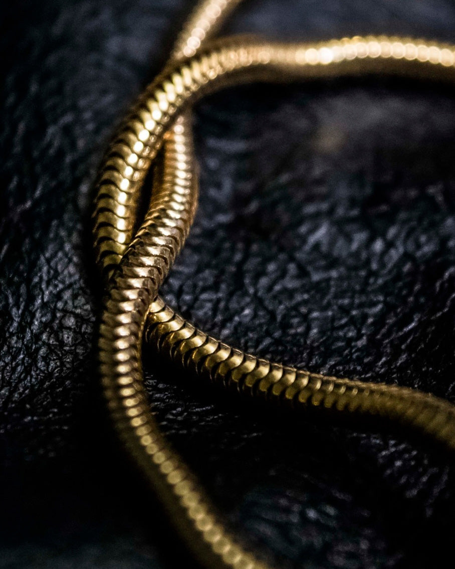 "BALMAIN" Gold Braided Necklace