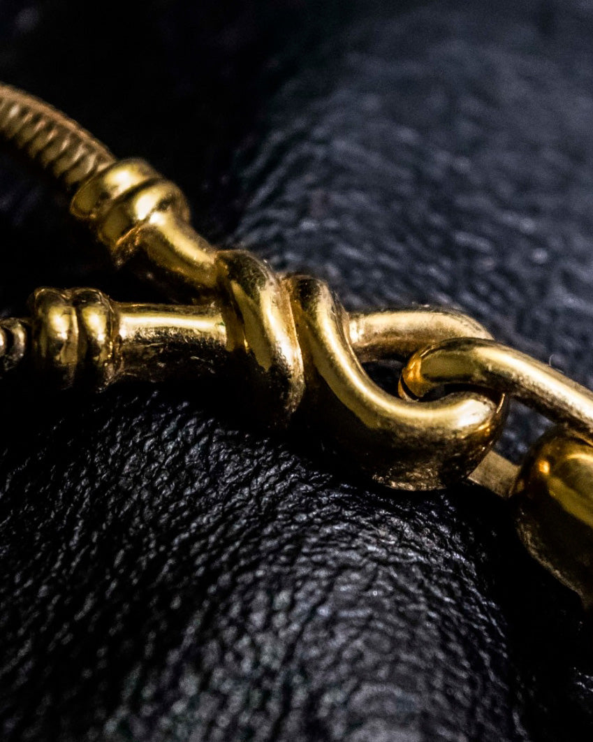 "BALMAIN" Gold Braided Necklace