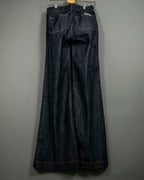 Dark Blue Super Flare Denim