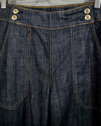 Dark Blue Super Flare Denim
