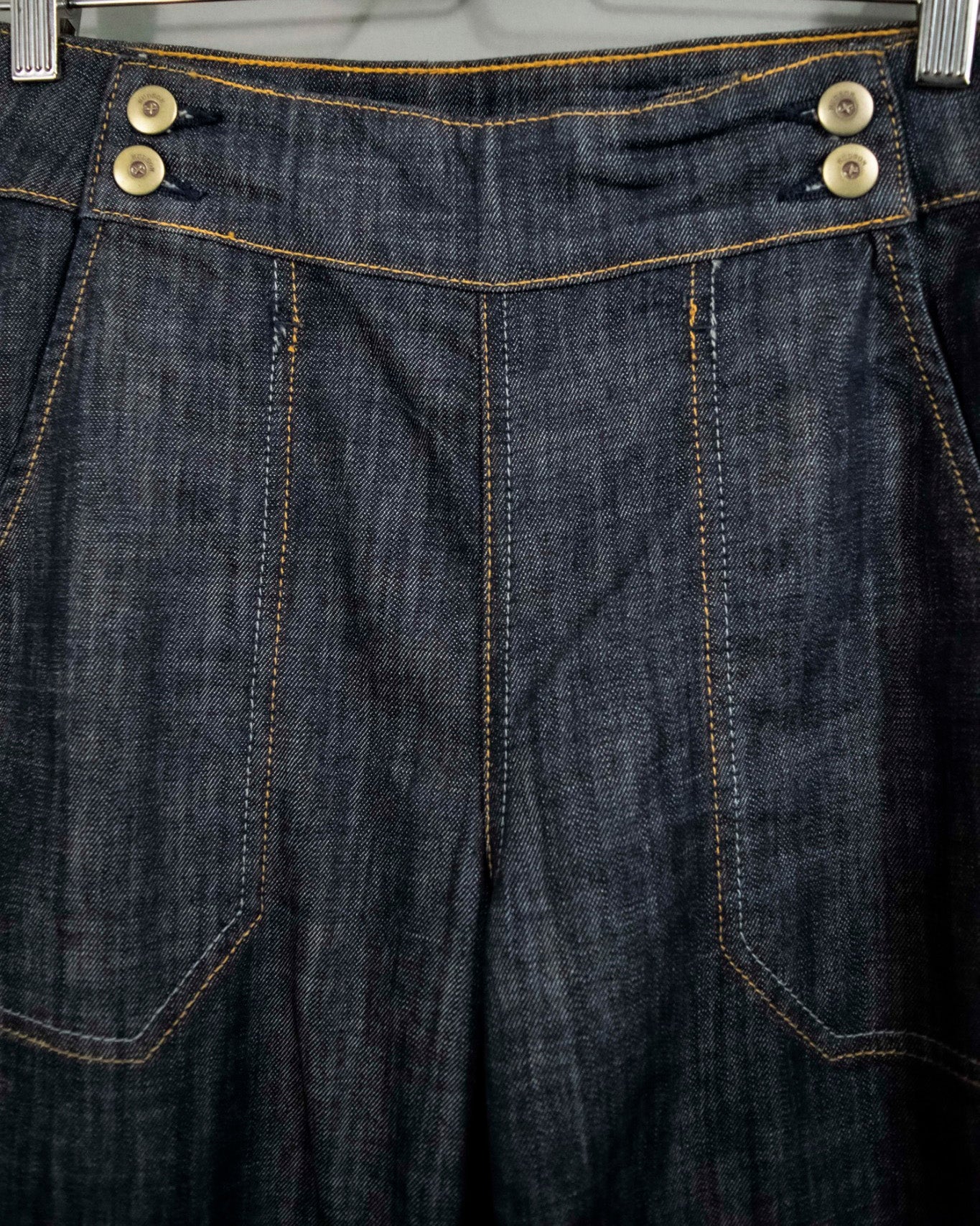 Dark Blue Super Flare Denim