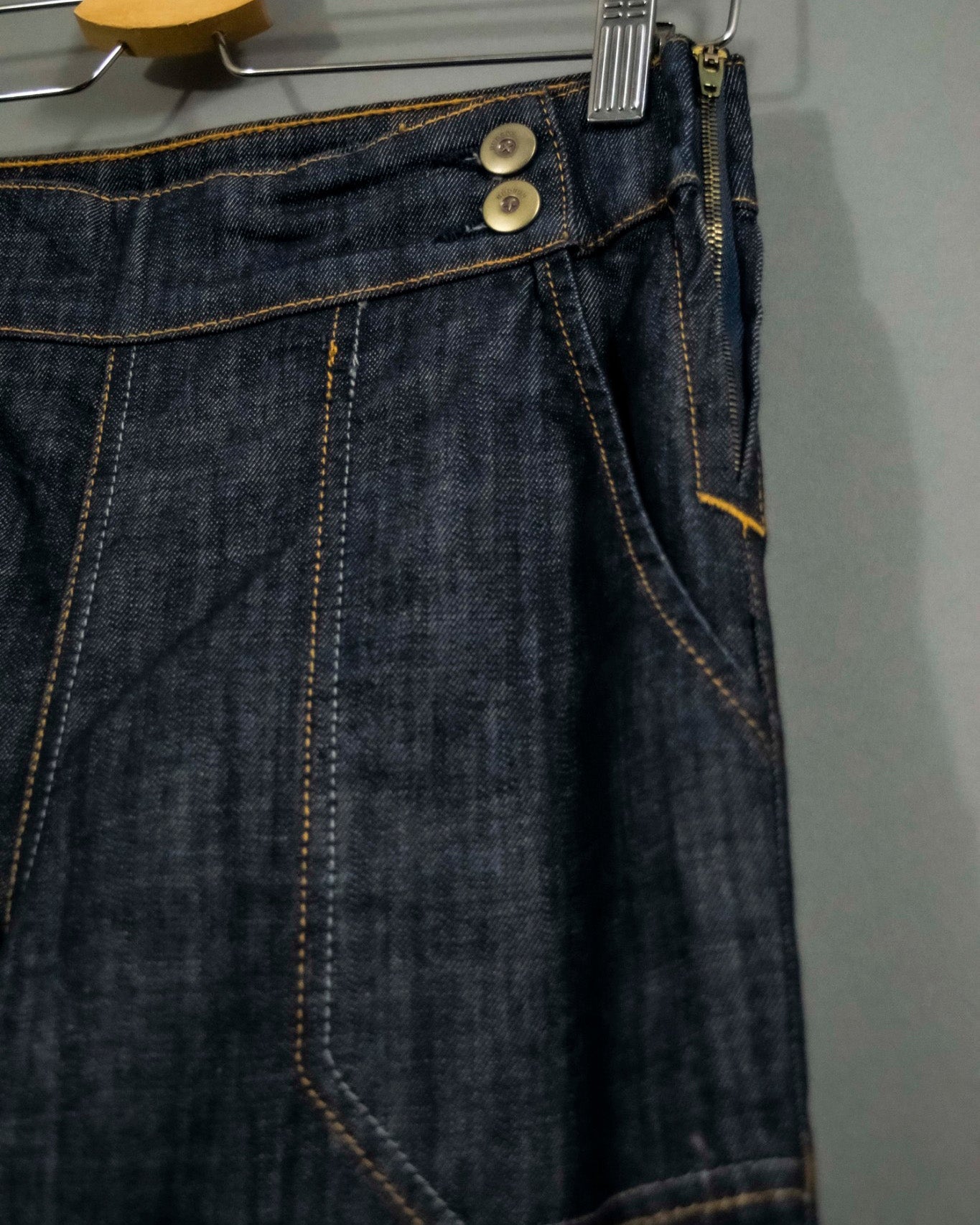 Dark Blue Super Flare Denim