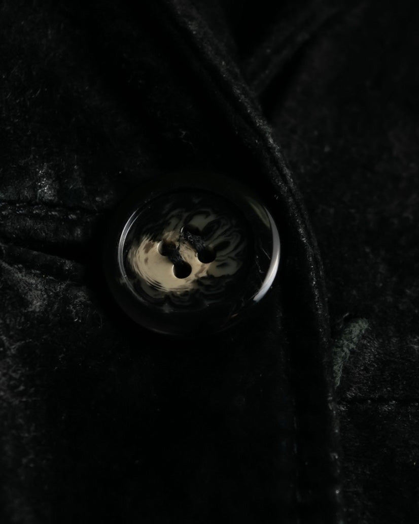 Leather Braided Suede Jacket