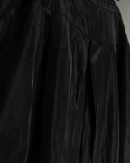 Vague Sparkle Pleated Flared Skirt