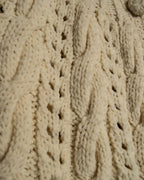 50s vintage fringe knit poncho