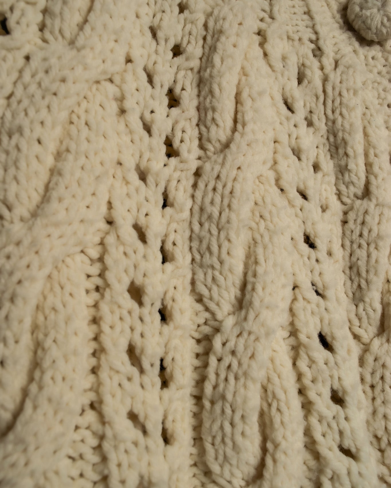 50s vintage fringe knit poncho