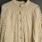 50s vintage fringe knit poncho