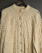 50s vintage fringe knit poncho