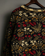 LANDS END Flower pattern knit