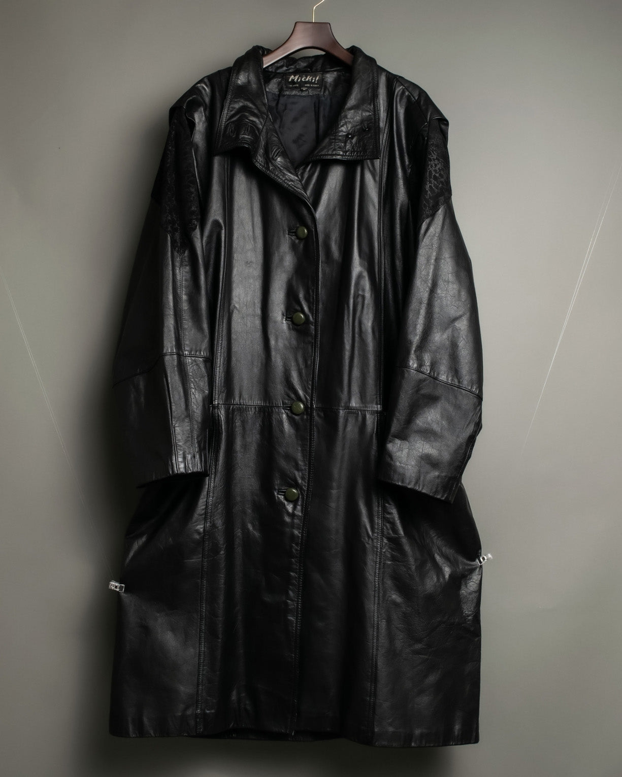 Vintage leather coat M65 type