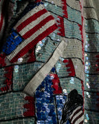 80s vintage sequir design jacket