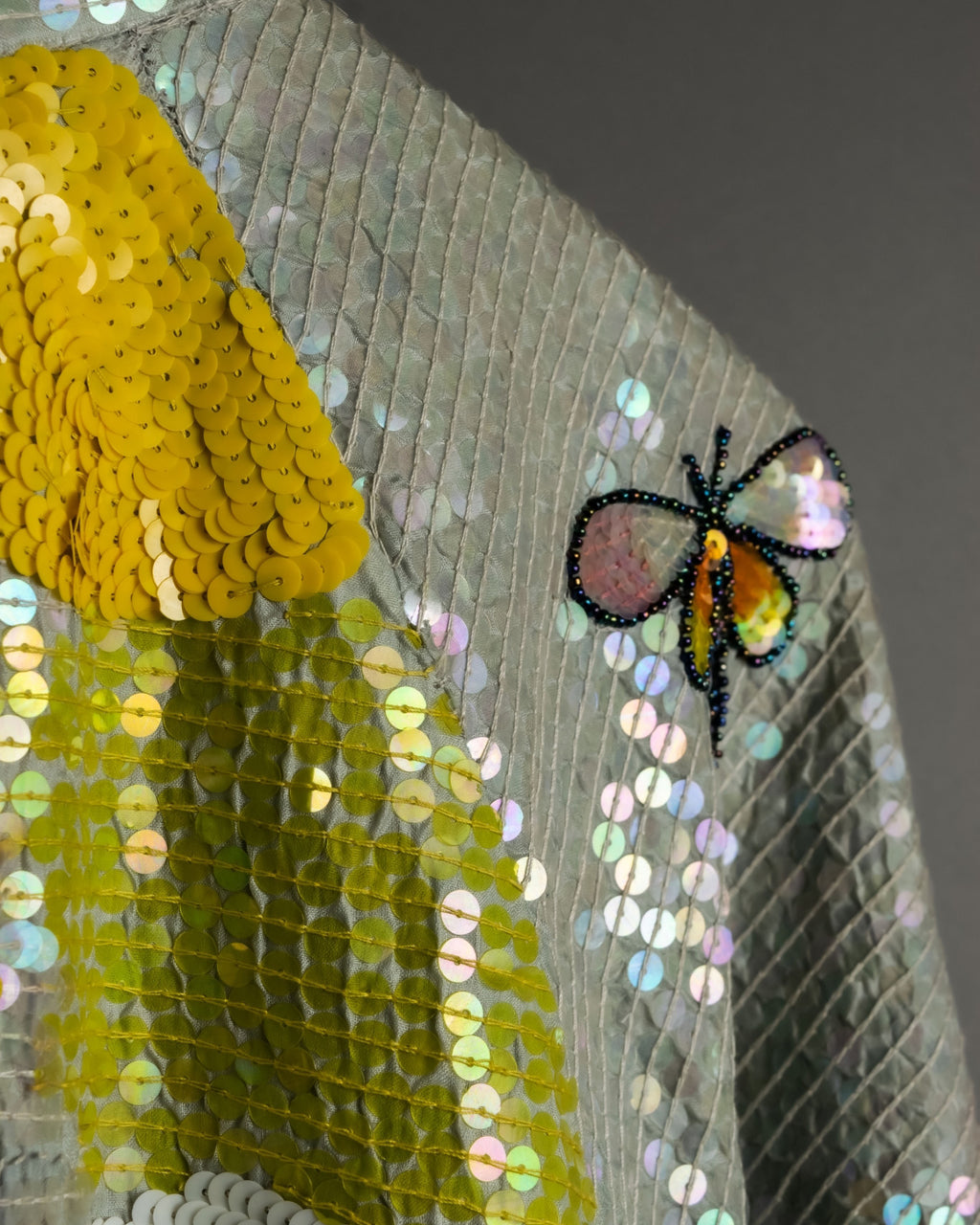 80s vintage sequir design jacket