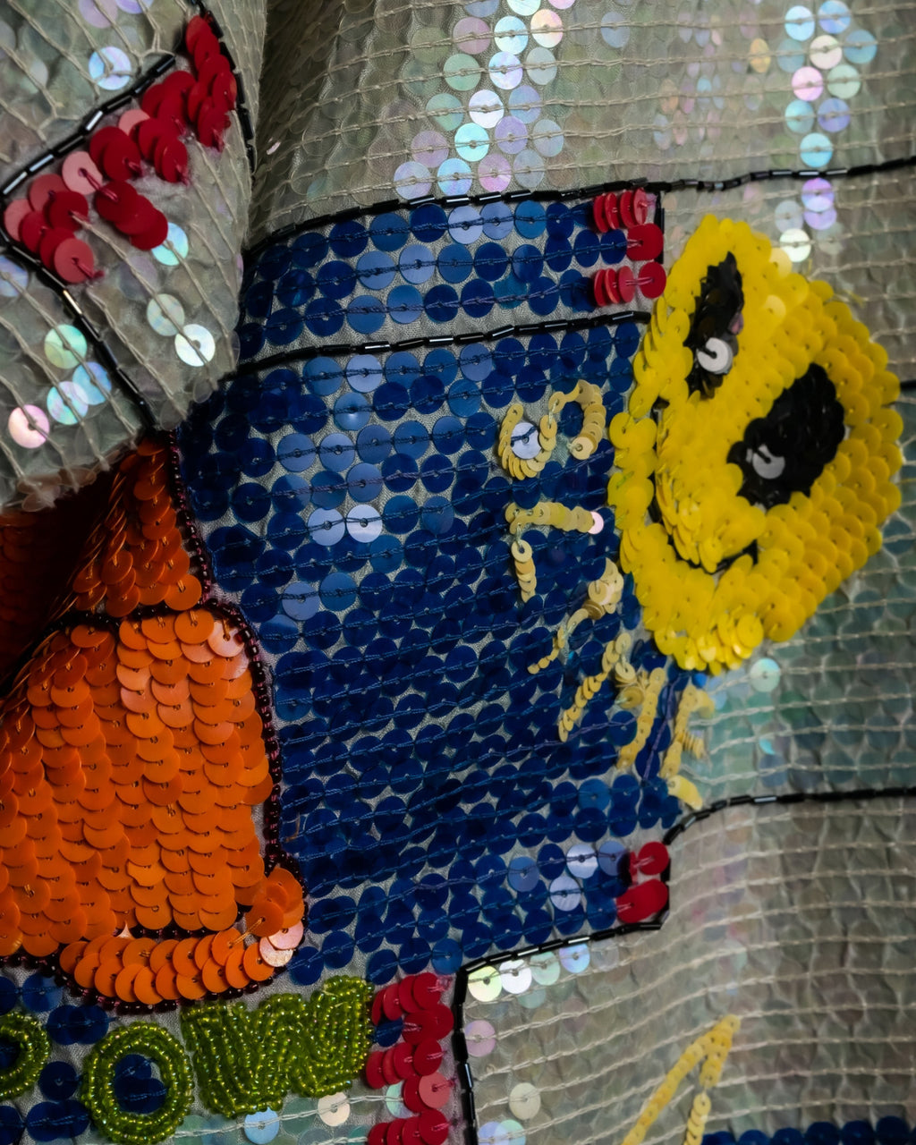 80s vintage sequir design jacket