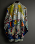 80s vintage sequir design jacket