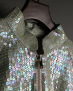 80s vintage sequir design jacket