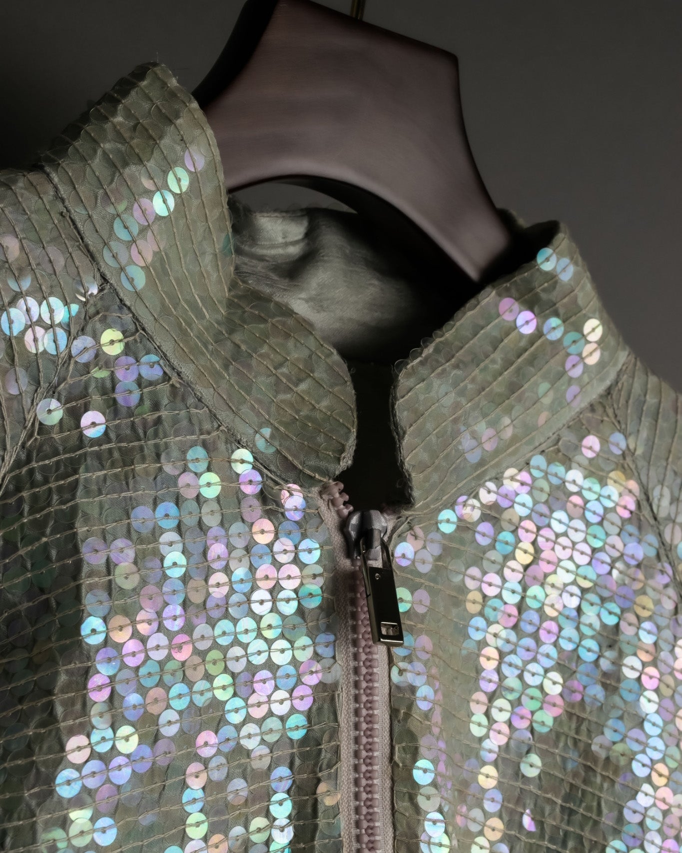 80s vintage sequir design jacket