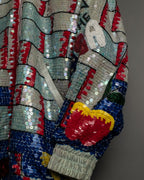 80s vintage sequir design jacket