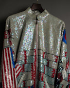 80s vintage sequir design jacket