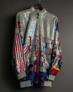 80s vintage sequir design jacket