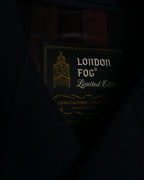 "LONDON FOG Limited edition" Lined Striped Dark Blue Coat