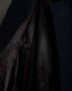 "LONDON FOG Limited edition" Lined Striped Dark Blue Coat