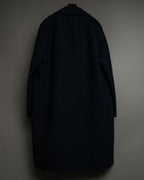"LONDON FOG Limited edition" Lined Striped Dark Blue Coat