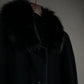 Vintage Beautiful Fur Dark Cape