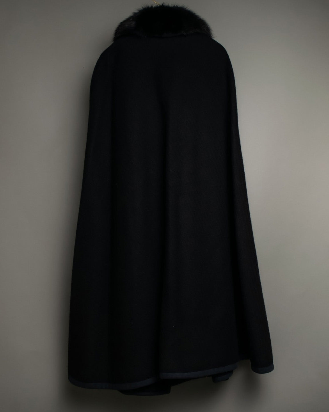 Vintage Beautiful Fur Dark Cape