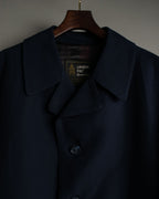 "LONDON FOG Limited edition" Lined Striped Dark Blue Coat