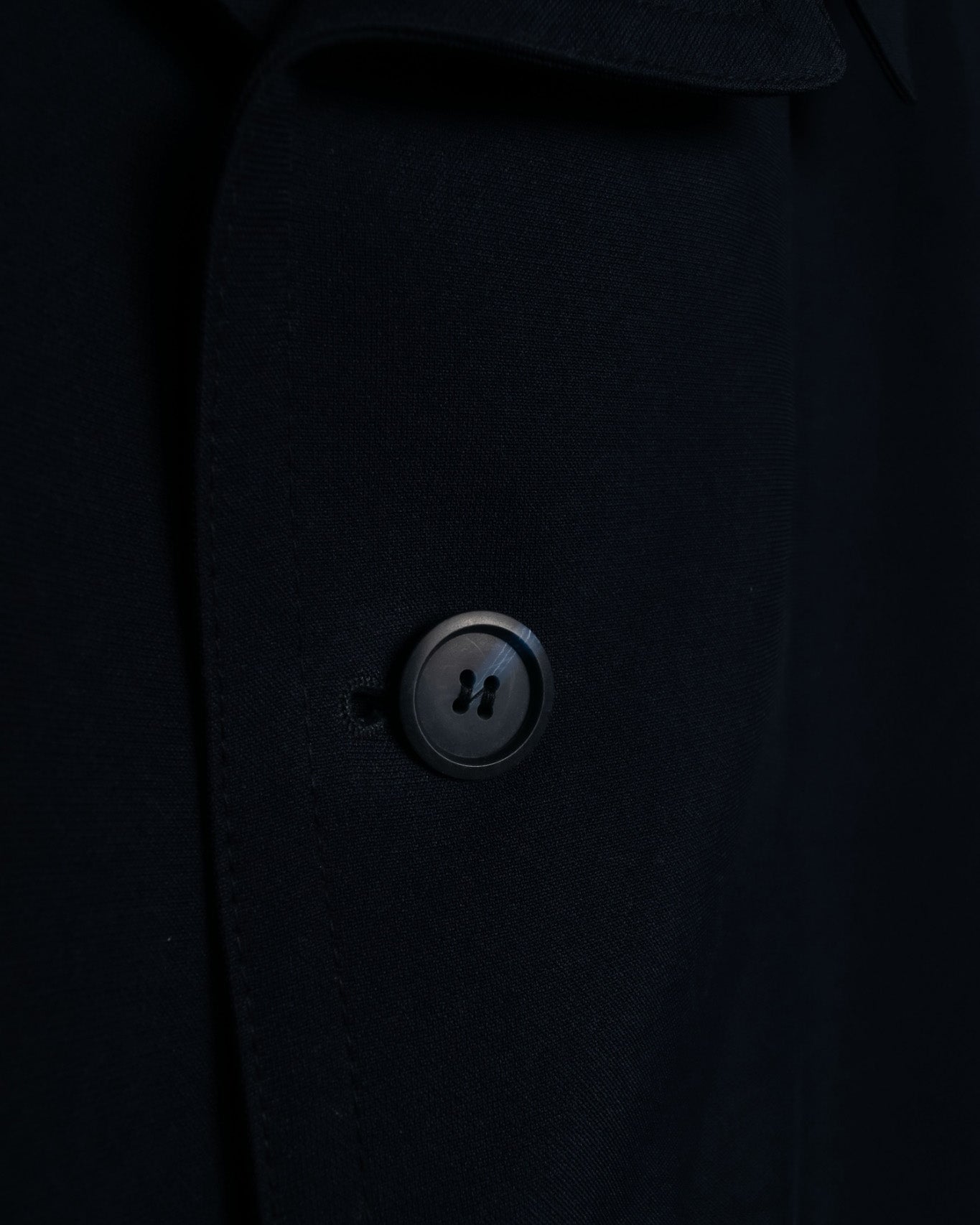 "LONDON FOG Limited edition" Lined Striped Dark Blue Coat