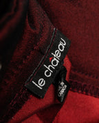 Super Bell Bottom Glossy Red Pants