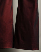 Super Bell Bottom Glossy Red Pants