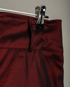 Super Bell Bottom Glossy Red Pants