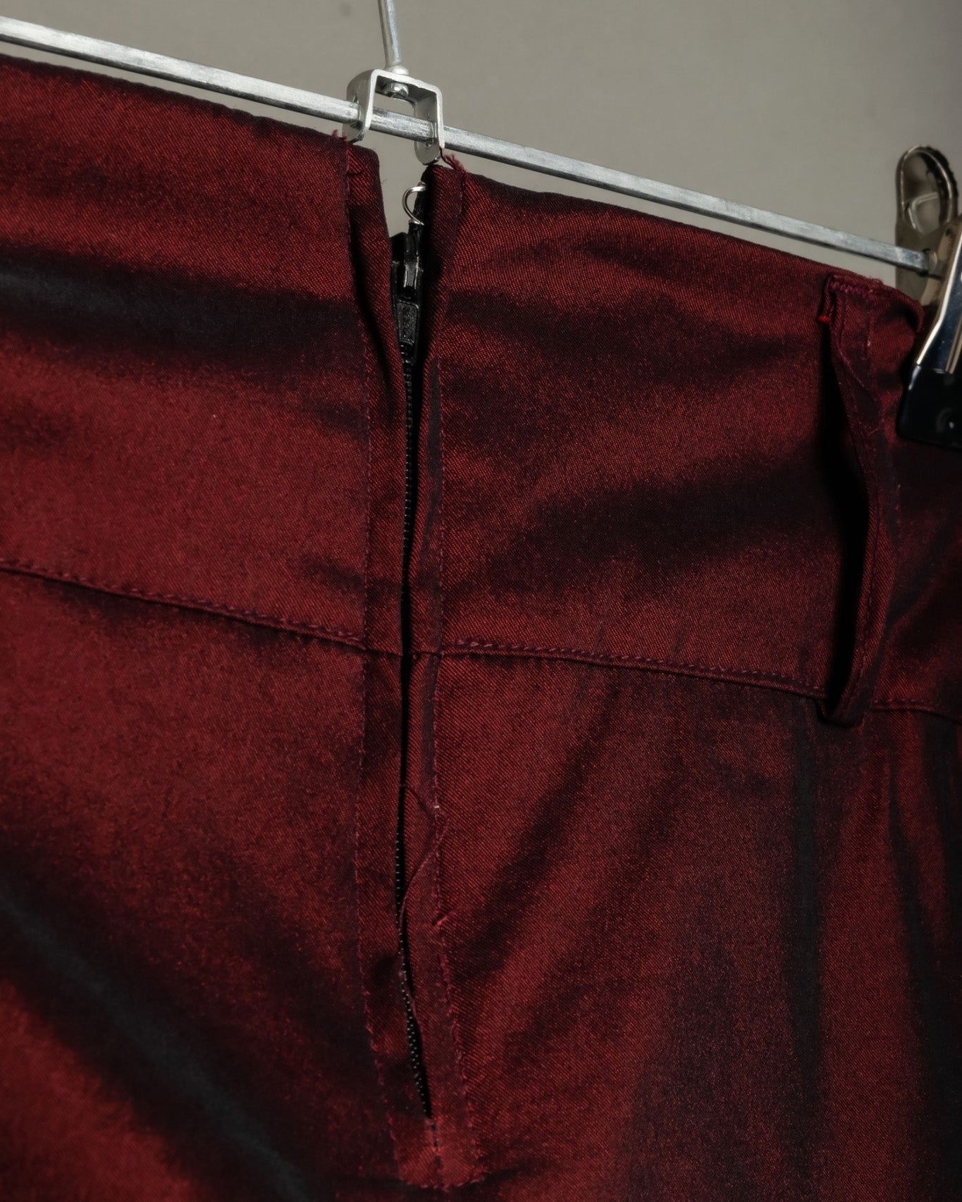 Super Bell Bottom Glossy Red Pants