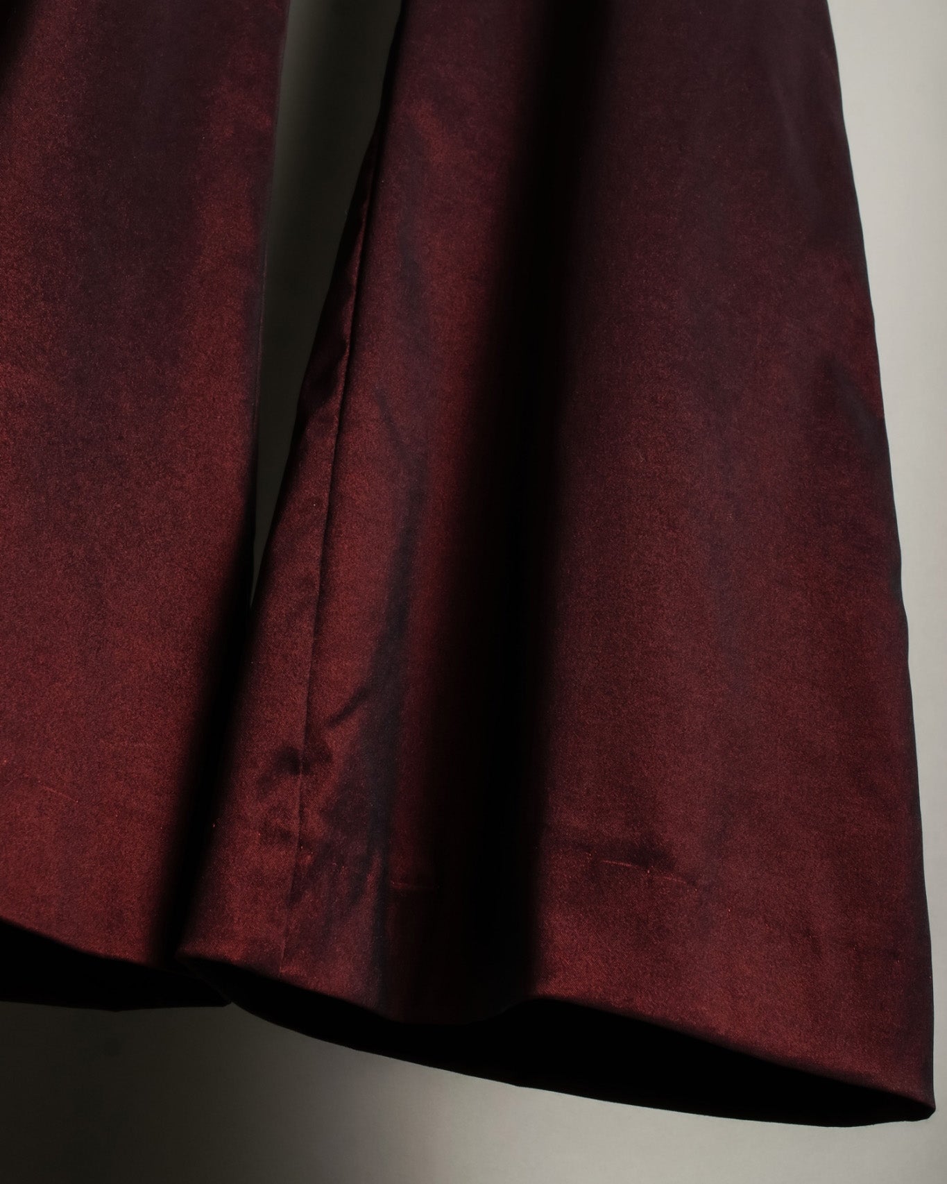 Super Bell Bottom Glossy Red Pants