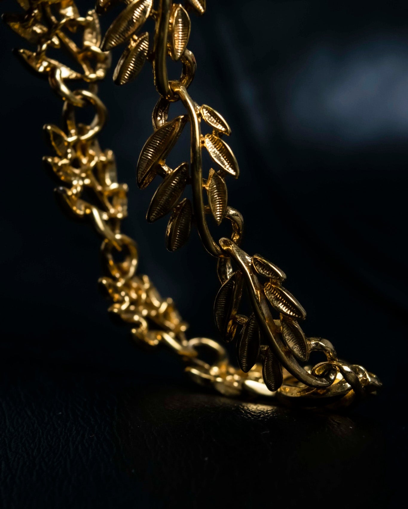 Beautiful Gold Leaf Bracelet