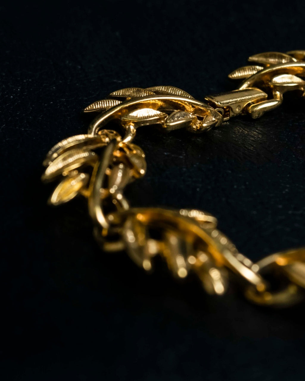 Beautiful Gold Leaf Bracelet