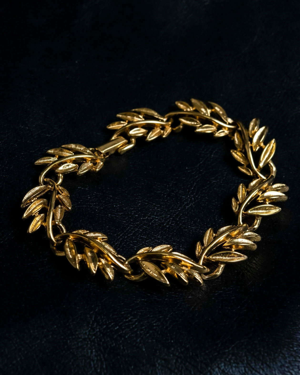 Beautiful Gold Leaf Bracelet