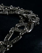 "YSL" Initial Pattern Super Long Chain Necklace