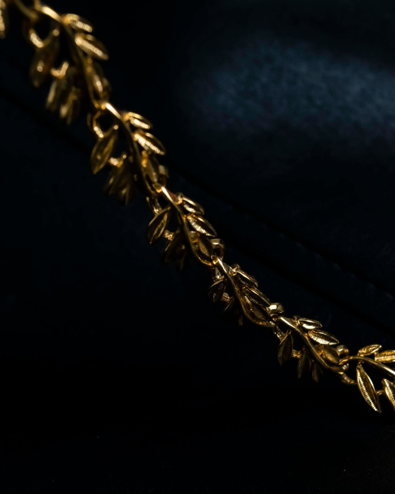 Beautiful Gold Leaf Bracelet