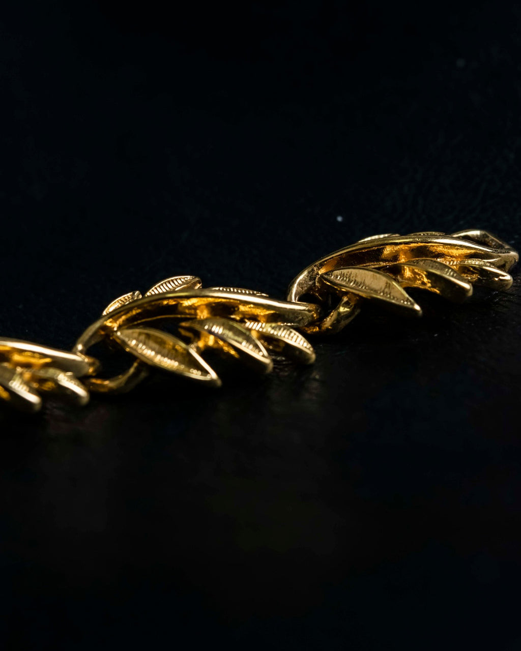 Beautiful Gold Leaf Bracelet