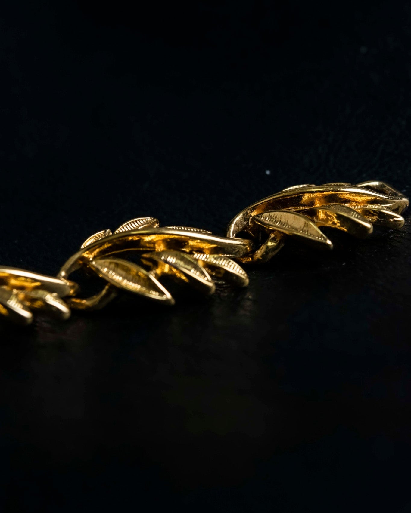 Beautiful Gold Leaf Bracelet