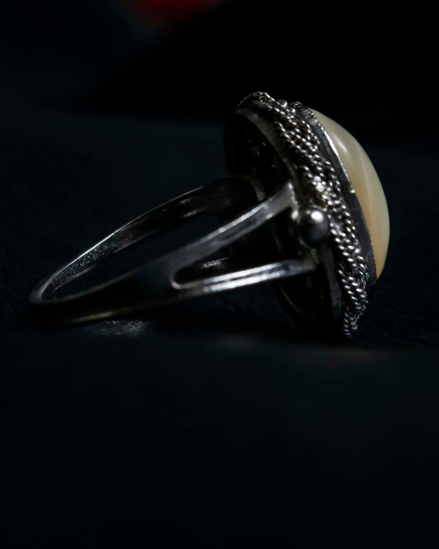 Fine Pearl Woven Ring