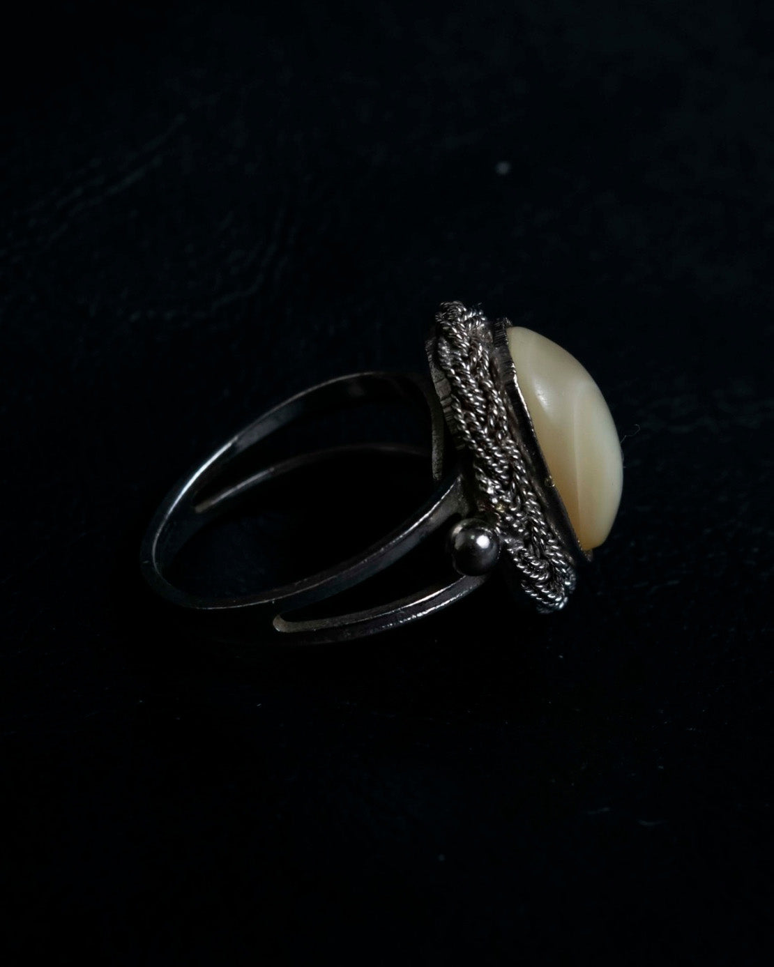 Fine Pearl Woven Ring