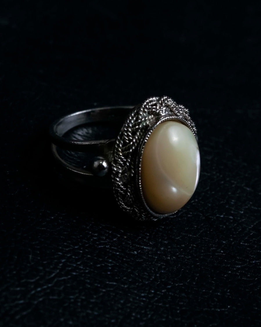 Fine Pearl Woven Ring